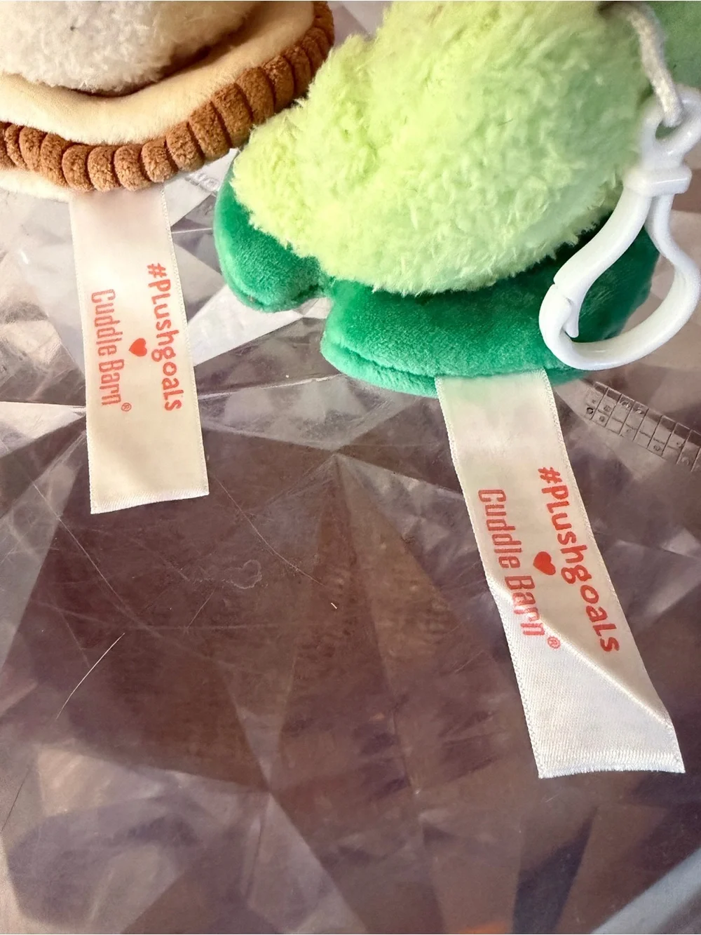 Plushgoals Wawa Toadstool and Prince Frog Plush and a New Jewerly Clay Bead Set